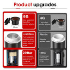 Máquina de Espresso Portátil Inteligente con Cápsulas y Café Molido