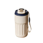 Botella térmica de 450 ml con pantalla inteligente de temperatura, vaso al vacío de acero inoxidable 316, taza de café para oficina, vaso térmico portátil para negocios.