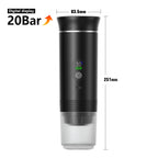 Máquina de Espresso Portátil Inteligente con Cápsulas y Café Molido